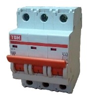 Автомат 3-полюсный ВА 47 29 3P 32A 4. 5кА характеристика B TDM