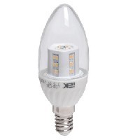 Лампа светодиодная (LED) C35 свеча кристал 3.5 Вт 260 Лм 230 В 2700 К E14 IEK