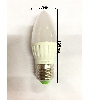 Лампа светодиодная (LED) Navigator 94 481 NLL P C37 5 230 2.7K E27 FR