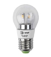 Лампа светодиодная (LED) ЭРА 360 LED P45 5w 827 E27 (10/50/2400)