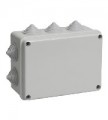 Коробка распаячная КМ41246 для о/п 190х140х120 мм IP55 (RAL7035, 10 гермовводов)