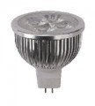 Лампа светодиодная (LED) BR GU10 3W(45гр.) WW