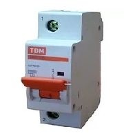 Автомат 1-полюсный ВА 47 100 1P 100А 10кА характеристика C TDM