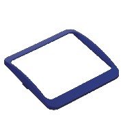 Выключатель комплектующие Makel Lillium (белый) Вставка одинарная темно синяя 10374
