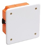 Коробка распаячная КМ41022 92х92x45 мм для полых стен (с саморез., пл.лапки, с крыш)