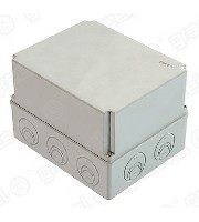 Коробка распаячная КМ41278 расп. для о/п прозрач. кр. 240х195х165мм, IP55 RAL7035